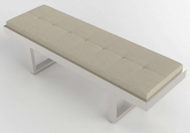 Sedie 3D - Panca in tessuto - Prima Linea - Frida - ACCA...