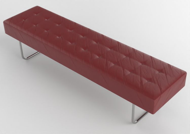 3D Stühle - Sitzbank aus Leder - Prima Linea - Loft - ACCA...