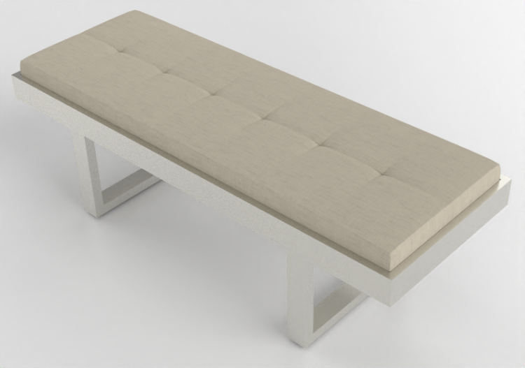 Chaises 3D - Banc en tissu - Prima Linea - Frida - ACCA...