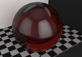 Texture vitre - Rouge
