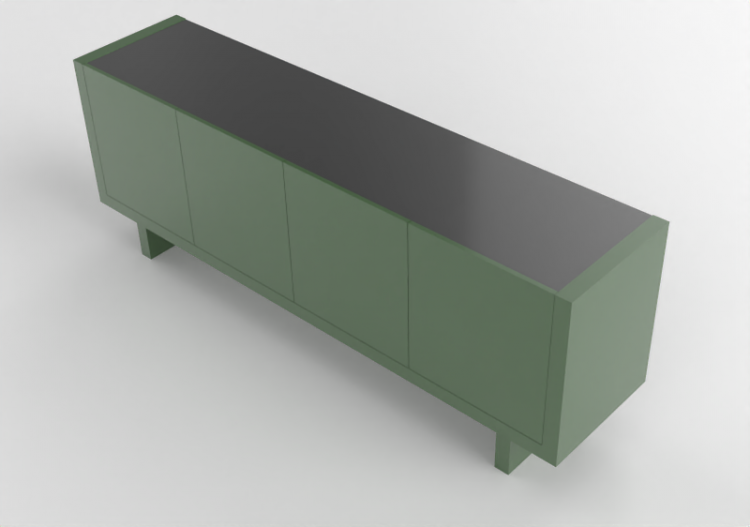 3D Furniture - Lacquered Wood Buffet - Prima Linea - Bella...