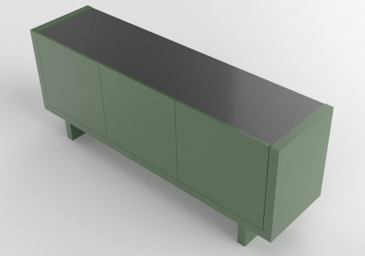 3D Furniture - Lacquered Wood Buffet - Prima Linea - Bella...