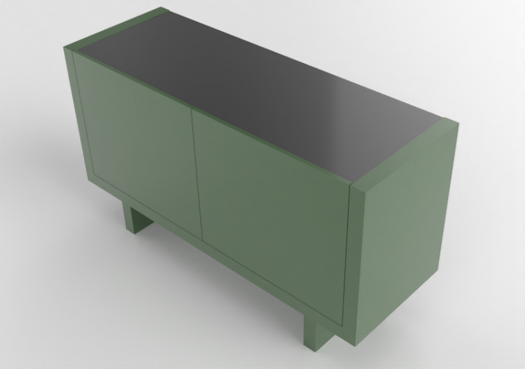3D Möbel - Buffet aus lackiertem Holz - Prima Linea - Bella...
