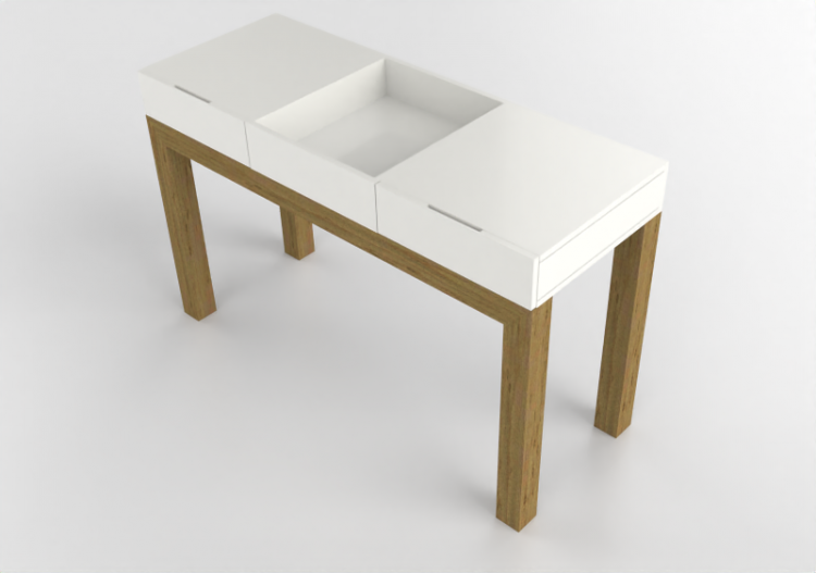 3D Möbel - Anrichte aus lackierte Holz - Prima Linea -...