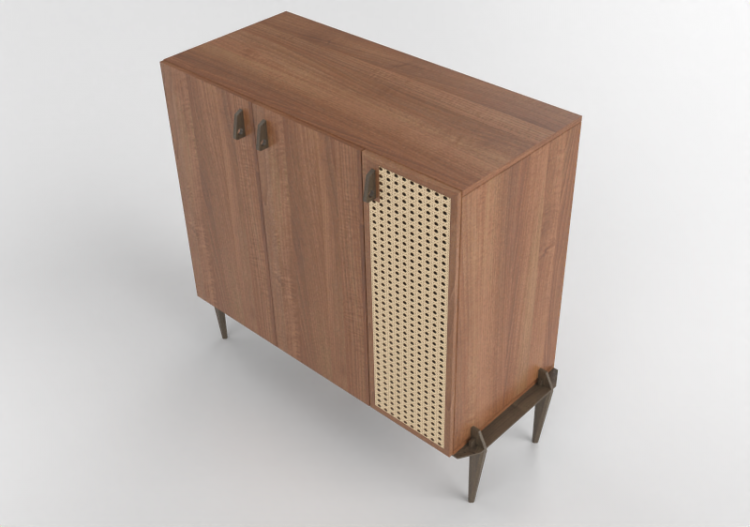 Mobili 3D - Mobile da bar in legno - Prima Linea - Oha -...