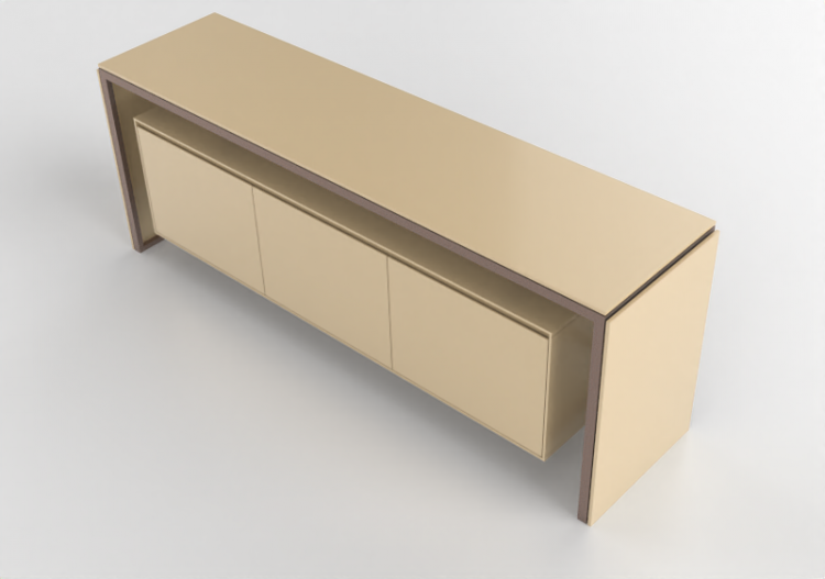 Mobili 3D - Buffet in legno laccato - Prima Linea - Aeron -...