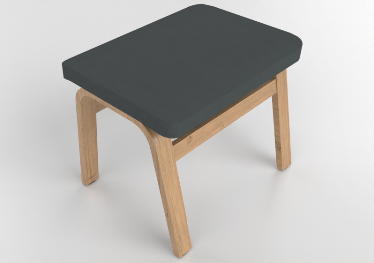 Poltronas 3D - Banqueta em tecido - Swedese - Mino - 23410...