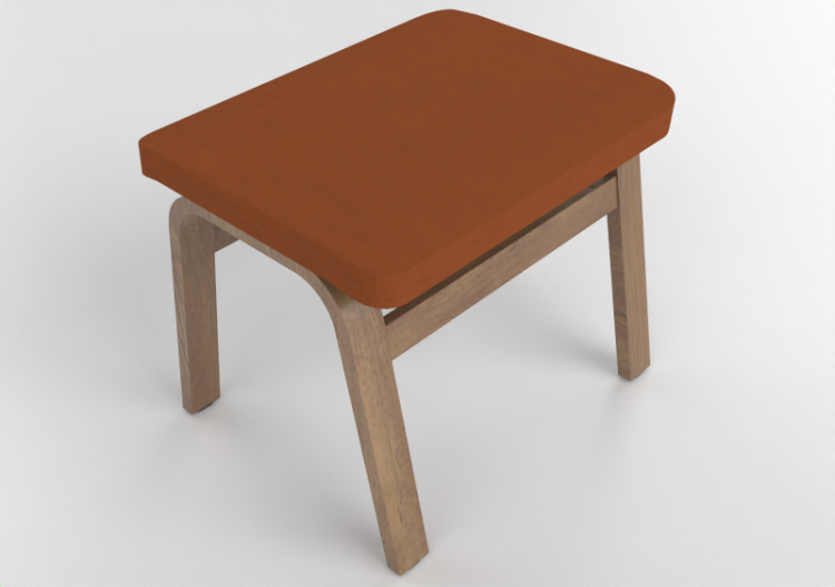 Fauteuil 3D - Tabouret en tissu - Swedese - Mino - 23410 -...