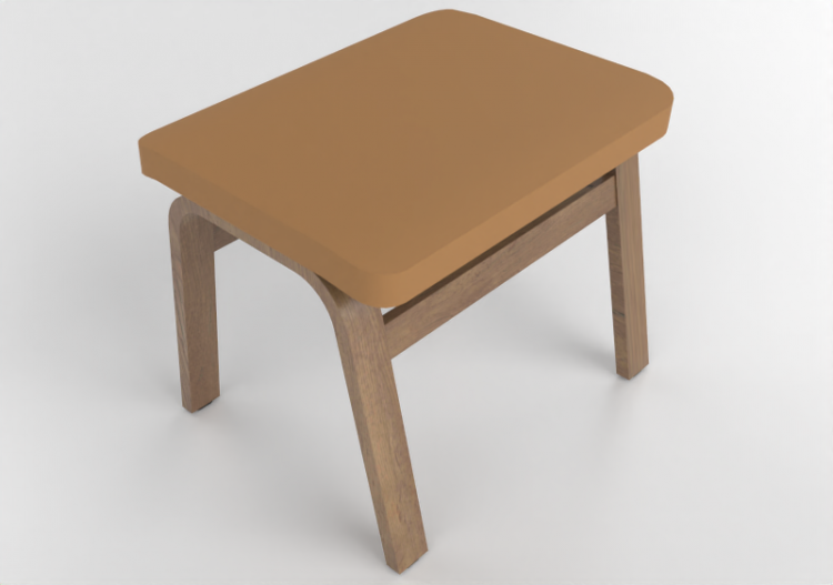 3D Sessel - Hocker aus Leder - Swedese - Mino - 23410 -...