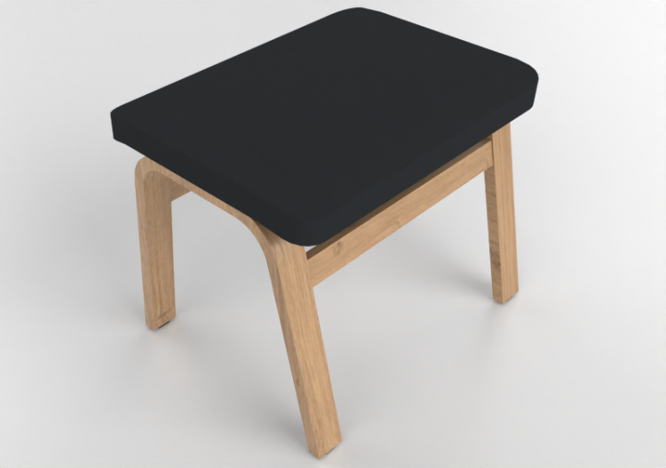 Poltronas 3D - Banqueta em tecido - Swedese - Mino - 23410...