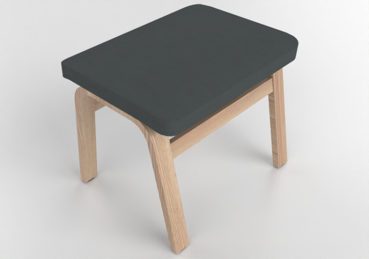 3D Arm Chairs - Fabric stool - Swedese - Mino - 23410 -...