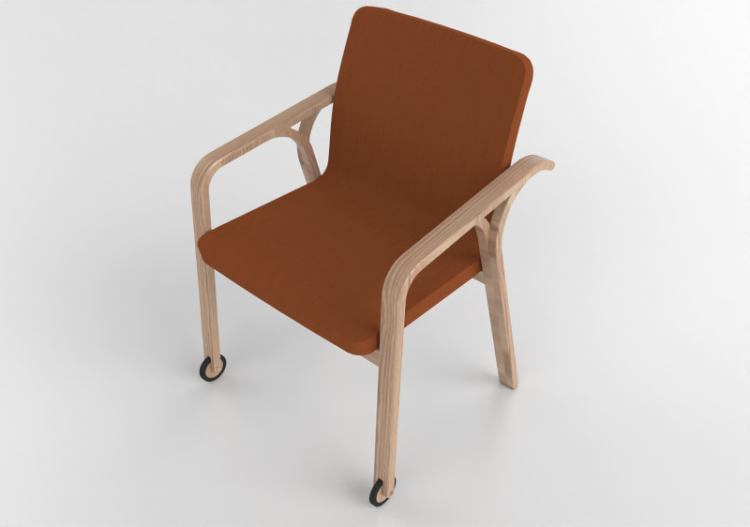 3D Arm Chairs - Fabric Armchair - Swedese - Mino - 23403 -...