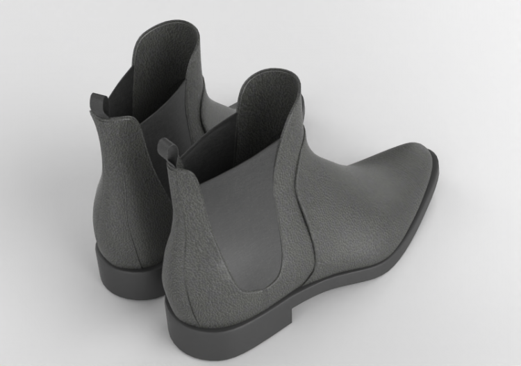 三维模型 - scarpe da uomo - ACCA software