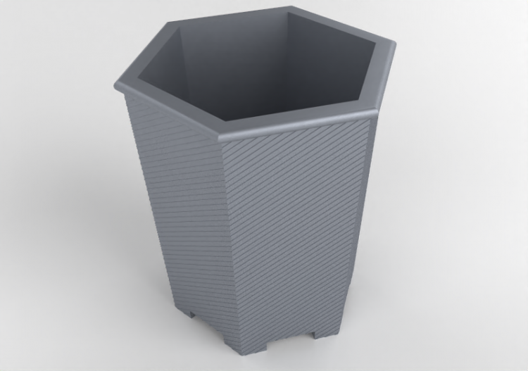 3D Benches - Outdoor planter - Byarums Bruk - Hexagon -...