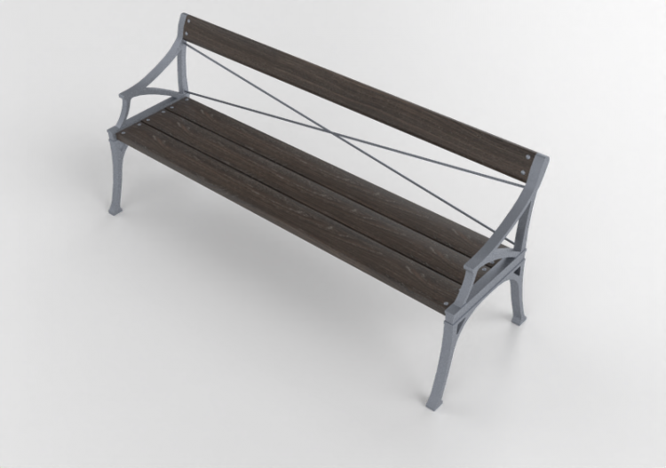 Bancs 3D - Banc en bois pour extérieurs - Byarums Bruk -...