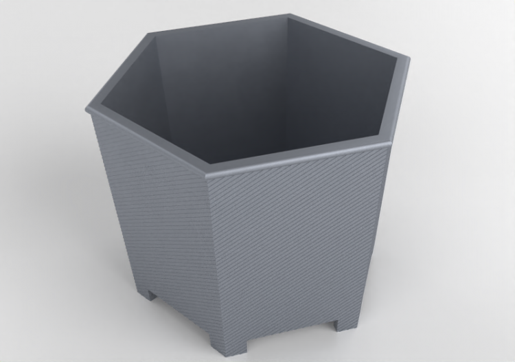 3D Benches - Outdoor planter - Byarums Bruk - Hexagon -...