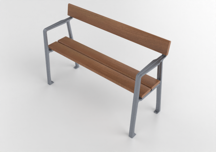 3D Benches - Wooden bench for outside use - Byarums Bruk -...