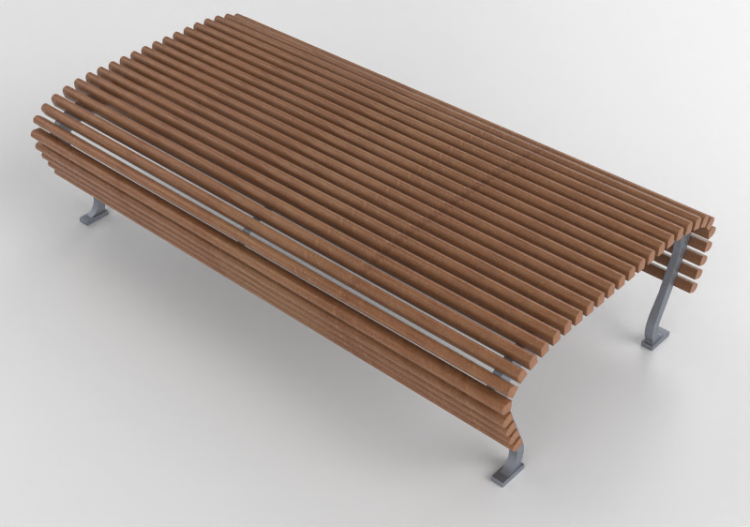 Bancs 3D - Banc en bois extérieur - Byarums Bruk - Jujol -...