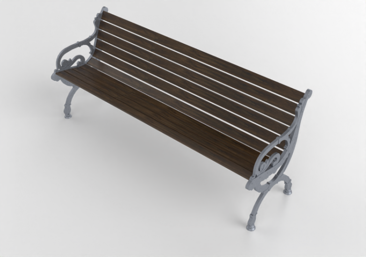 3D Benches - Wooden bench for outside use - Byarums Bruk -...
