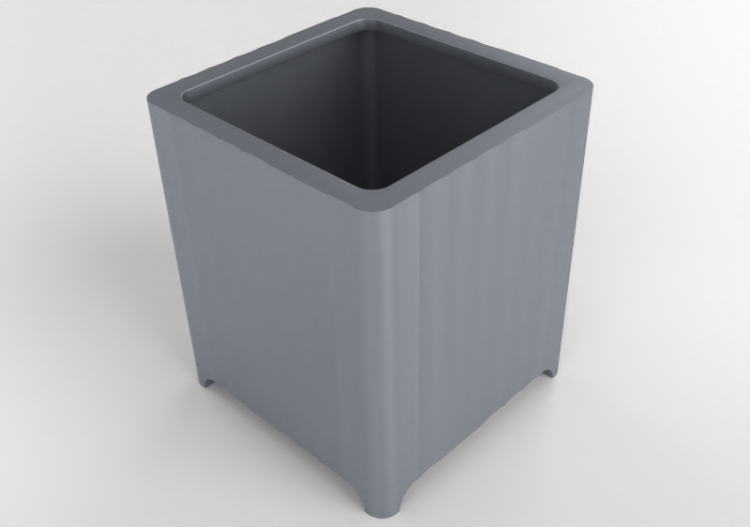 3D Sitzbänke und Pflanzengefäße - Blumenkasten für...