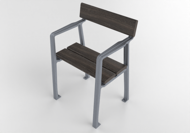 Bancs 3D - Banc en bois pour extérieurs - Byarums Bruk -...