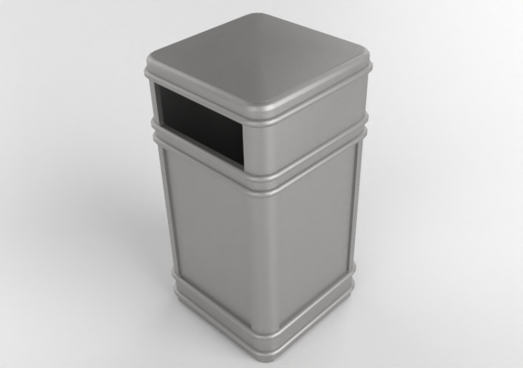 Accessori 3D - Cestino da esterno - Byarums Bruk - Waste -...