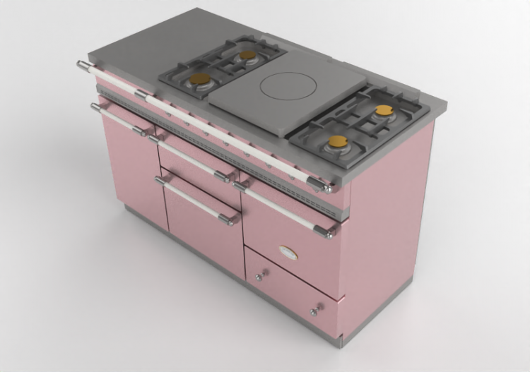 Cuisine 3D - Plaque de cuisson à gaz - Lacanche - Chagny -...
