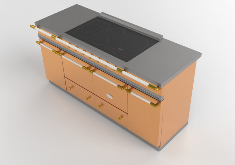3D Kitchens - Induction cooker - Lacanche - Cluny - ACCA...