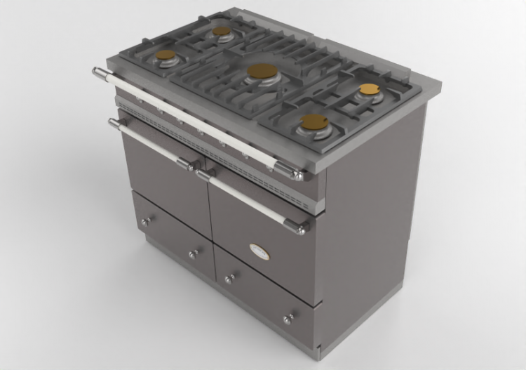 3D Kitchens - Gas Cooker - Lacanche - Cluny - ACCA software