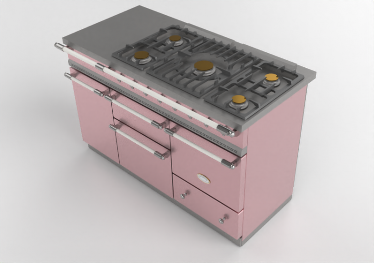 3D Küchen - Gasherd - Lacanche - Chagny - ACCA software