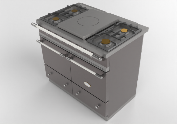 3D Kitchens - Gas Cooker - Lacanche - Cluny - ACCA software