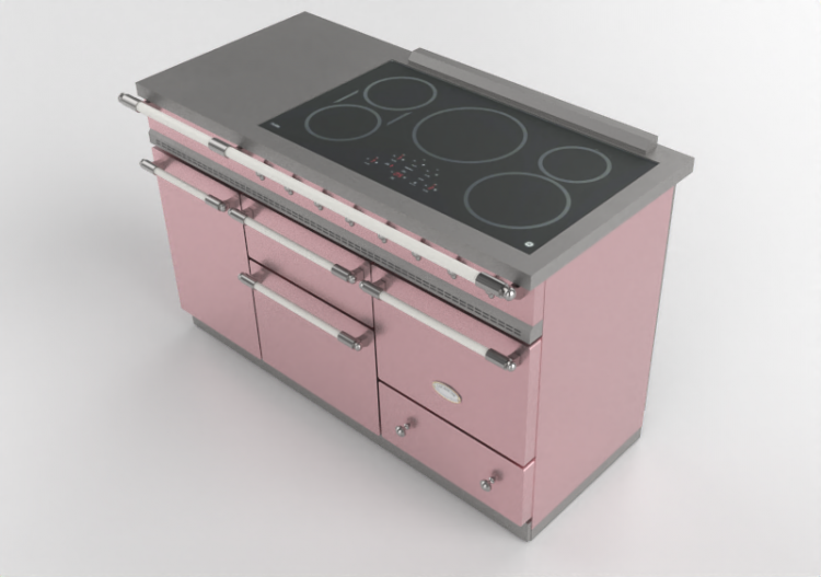 Cozinhas 3D - Fogão de indução - Lacanche - Chagny - ACCA...