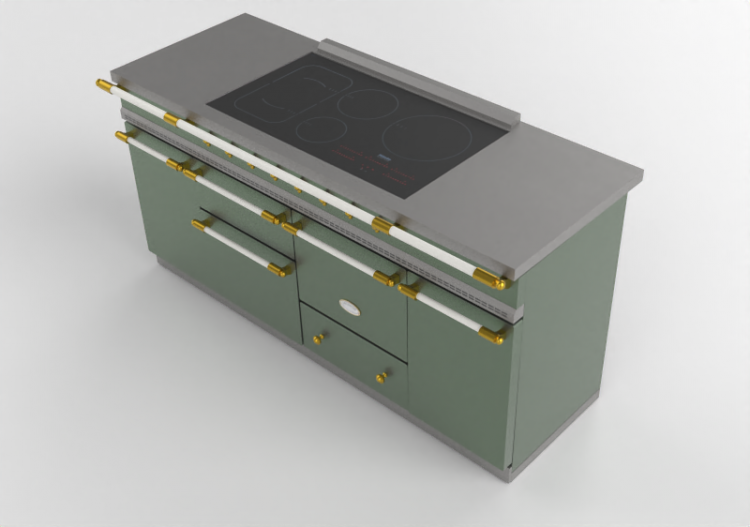 Cucine 3D - Cucina a induzione - Lacanche - Chagny - ACCA...