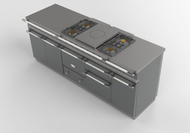 Cucine 3D - Cucina a gas - Lacanche - Chagny - ACCA...