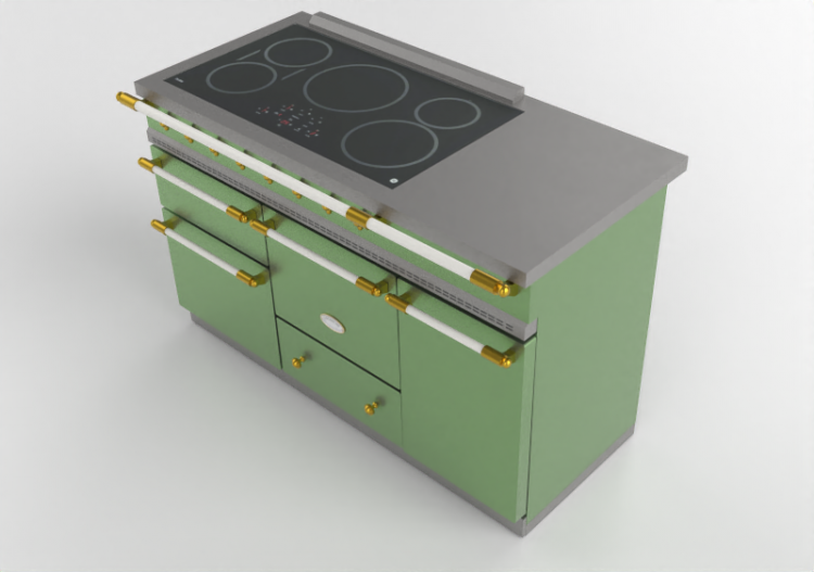 Cuisine 3D - Plaque à induction - Lacanche - Chagny - ACCA...