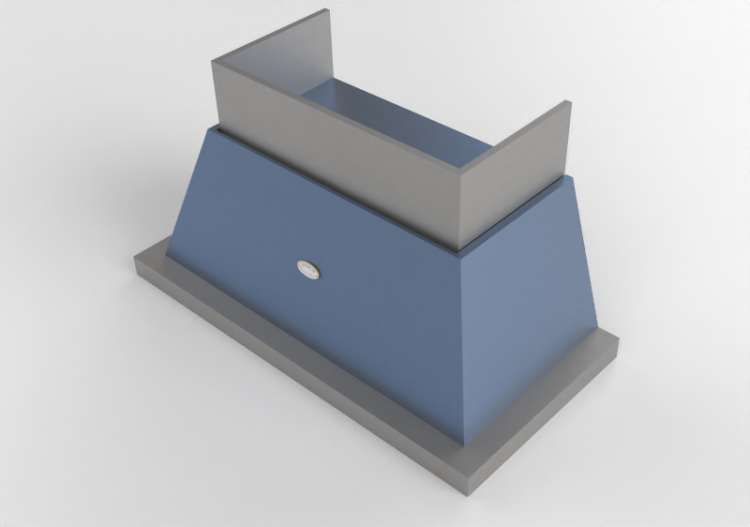 Acessórios 3D - Coifa para exaustão de fumos - Lacanche -...