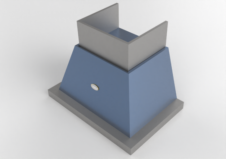 Acessórios 3D - Coifa para exaustão de fumos - Lacanche -...