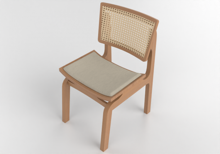 3D Stühle - Holzstuhl - Wood Prime - Blad - ACCA software