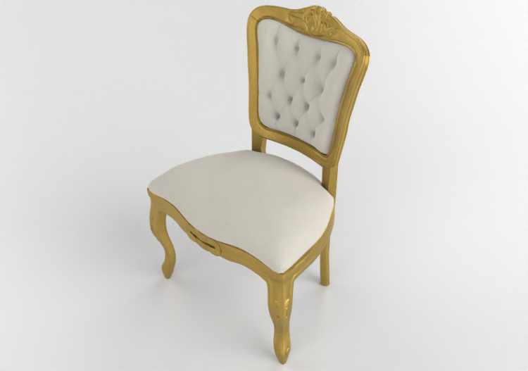 3D Chairs - Leather chair - Wood Prime - Luigi XV - ACCA...