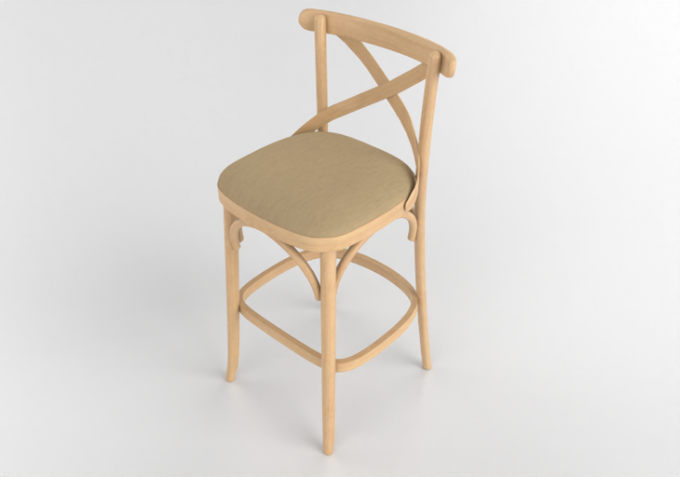 3D Chairs - Stool in wood - Wood Prime - Xexeu - ACCA...