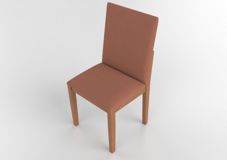 Chaises 3D - Chaise en tissu - Wood Prime - Hannah - ACCA...