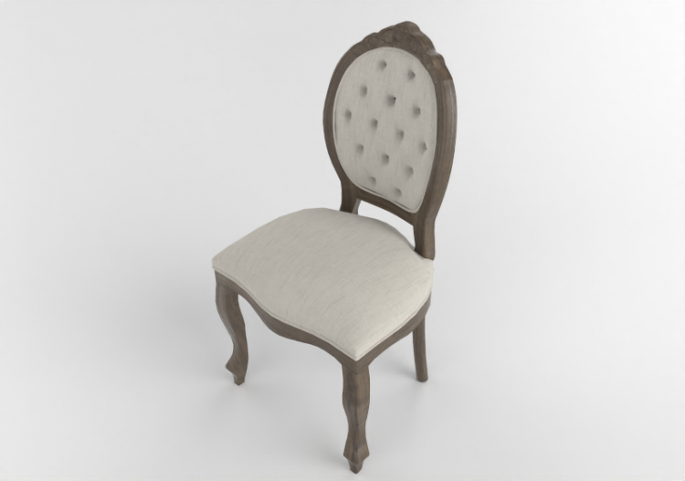 3D Stühle - Stuhl aus Stoff - Wood Prime - ACCA software
