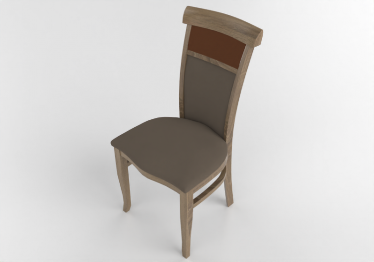 3D Chairs - Leather chair - Wood Prime - Cici - ACCA...