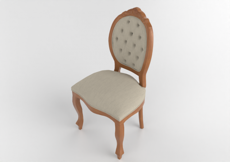 3D Stühle - Stuhl aus Stoff - Wood Prime - ACCA software