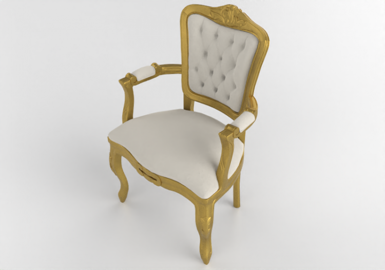 3D Sofa - Armchair in wood - Wood Prime - Luigi XV - ACCA...