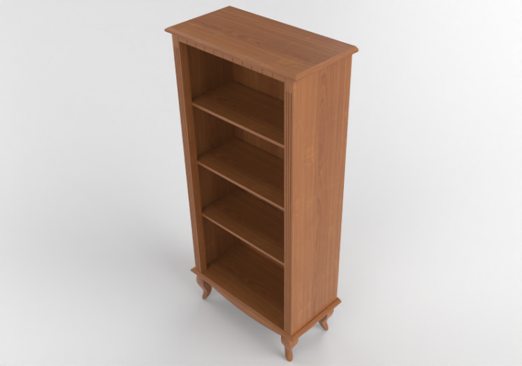 Bibliothèque 3D - Bibliothèque en bois - Wood Prime -...