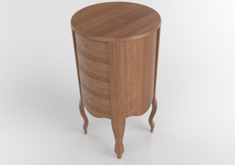 Meubles 3D - Meuble en bois - Wood Prime - Luigi XV - ACCA...