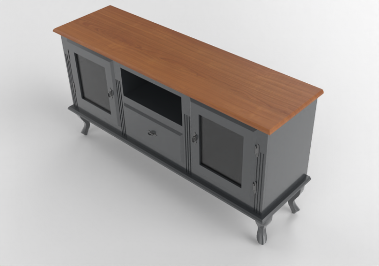 Meubles 3D - Étagère en bois laqué - Wood Prime - ACCA...