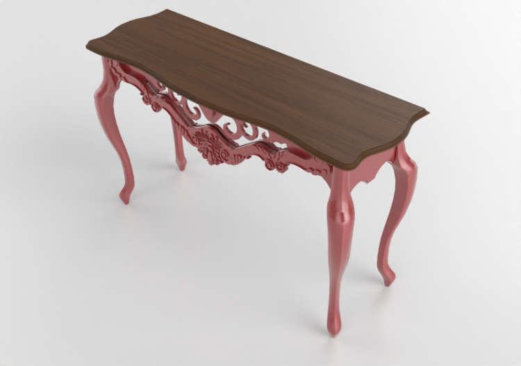 Mobili 3D - Credenza in legno - Wood Prime - Luigi XV -...