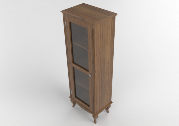 Mobili 3D - Cristalliera in legno - Wood Prime - Country -...